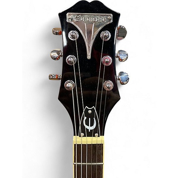 Used Epiphone Wildkat with Bigsby Orange Hollow Body Electric Guitar