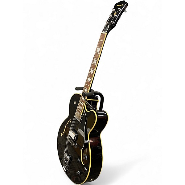Used Aria Hollowbody Black Hollow Body Electric Guitar