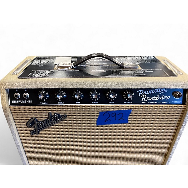 Used Fender 1965 Princeton Reverb 15W 1x10 Tube Guitar Combo Amp