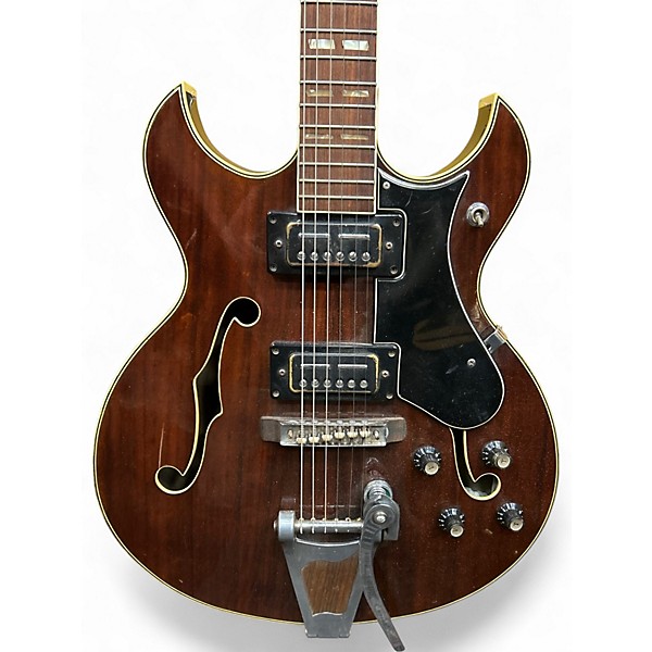 Used Norma EG680 Natural Hollow Body Electric Guitar