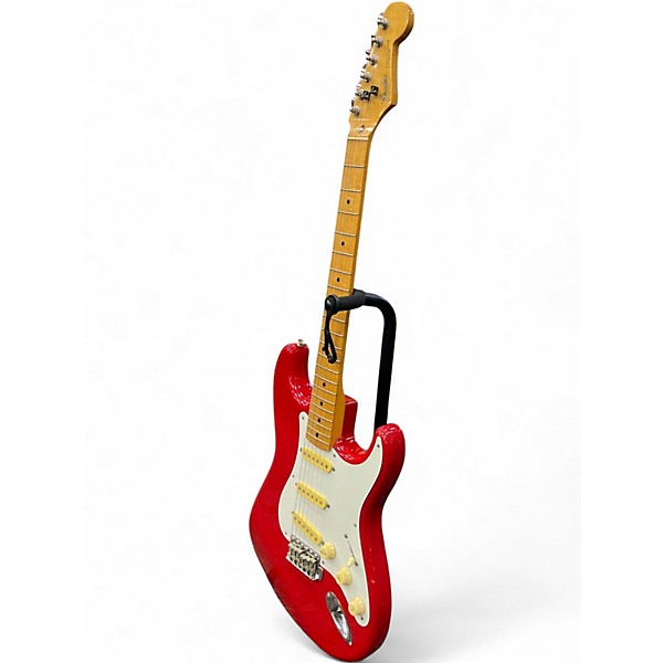 Used Fender Stratocaster MIJ E9 Torino Red Solid Body Electric Guitar