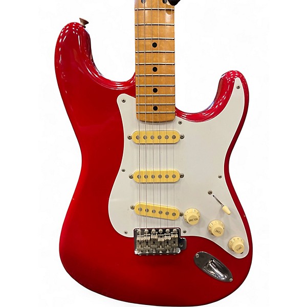 Used Fender Stratocaster MIJ E9 Torino Red Solid Body Electric Guitar