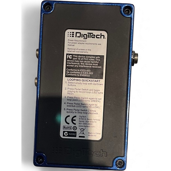 Used DigiTech JamMan Looper / Phrase Sampler Pedal