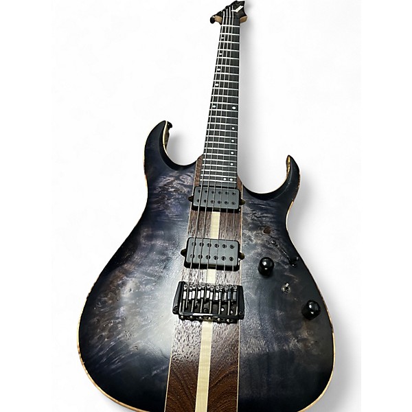 Used Ibanez RGA21P1PB Twilight Burst Low Gloss Solid Body Electric Guitar