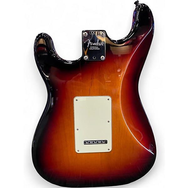 Used Fender American Professional Stratocaster SSS 3 Tone Sunburst Solid Body Electric Guitar