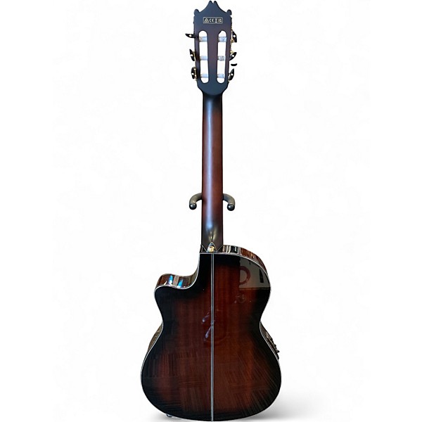 Used Ibanez GA35 Thinline Dark Violin Burst Classical Acoustic Electric Guitar