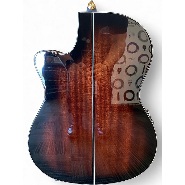 Used Ibanez GA35 Thinline Dark Violin Burst Classical Acoustic Electric Guitar