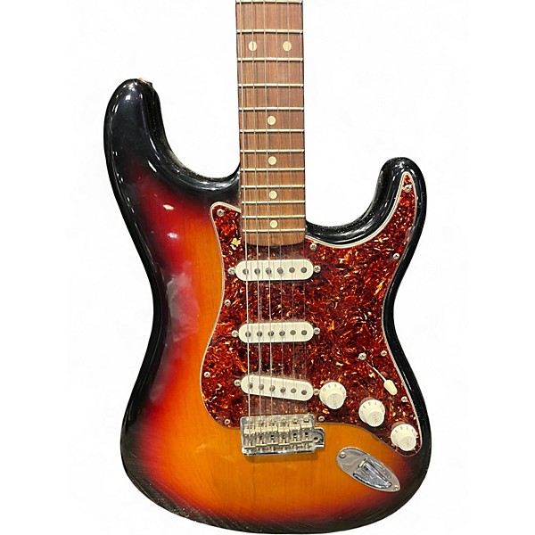 Used Fender Artist Series John Mayer Stratocaster Tobacco Burst Solid Body Electric Guitar