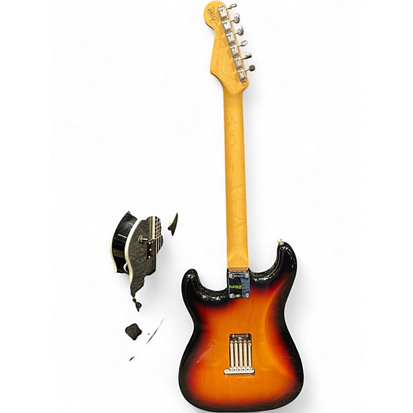 Used Fender Artist Series John Mayer Stratocaster Tobacco Burst Solid Body Electric Guitar