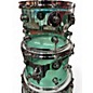 Used DW 5 Piece DESIGN ACRYLIC 5 PIECE Sea Glass Drum Kit