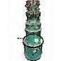 Used DW 5 Piece DESIGN ACRYLIC 5 PIECE Sea Glass Drum Kit