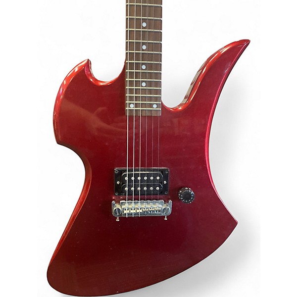 Used B.C. Rich Bronze Series Mockingbird Red Solid Body Electric Guitar