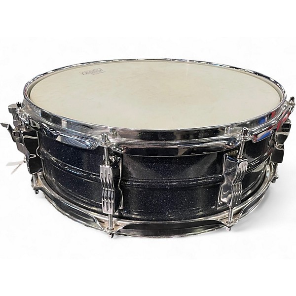 Used Ludwig 14X5.5 Epic Snare Black Sparkle Drum