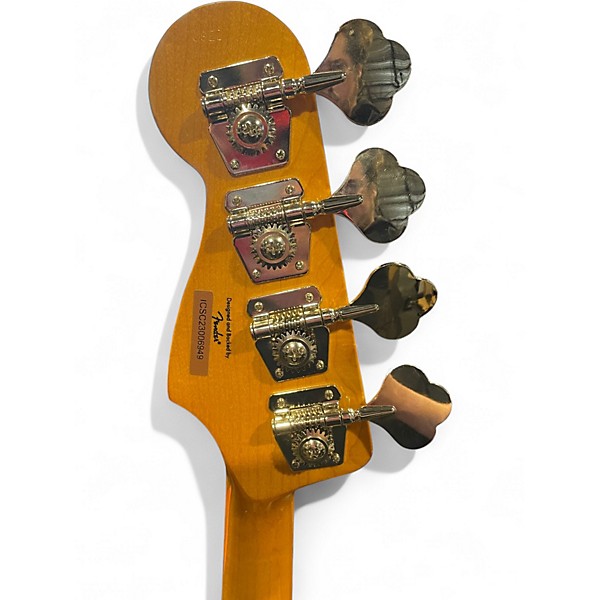 Used 2023 Squier Classic Vibe 70s Jazz Bass BLACK Electric Bass Guitar