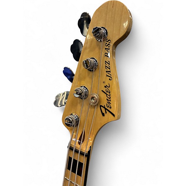 Used 2015 Fender Geddy Lee Signature Jazz Bass Black Electric Bass Guitar