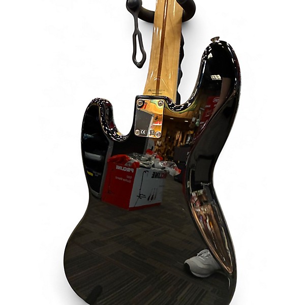 Used 2015 Fender Geddy Lee Signature Jazz Bass Black Electric Bass Guitar