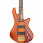 Used Schecter Guitar Research Stiletto Studio 5 String Natural Electric Bass Guitar