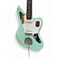 Used Squier JAGUAR Mint Green Solid Body Electric Guitar