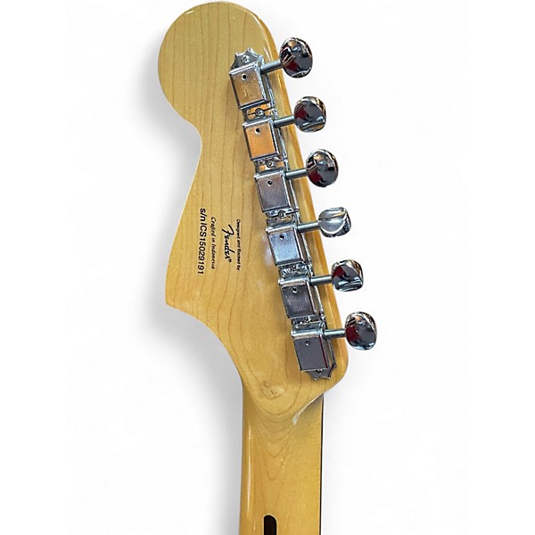 Used Squier JAGUAR Mint Green Solid Body Electric Guitar