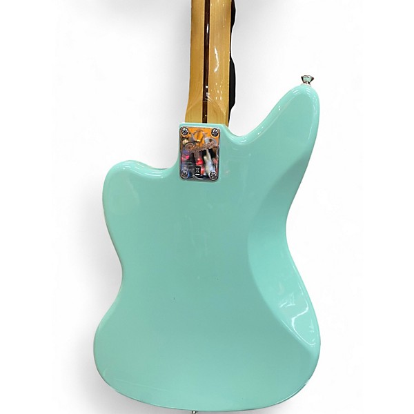 Used Squier JAGUAR Mint Green Solid Body Electric Guitar