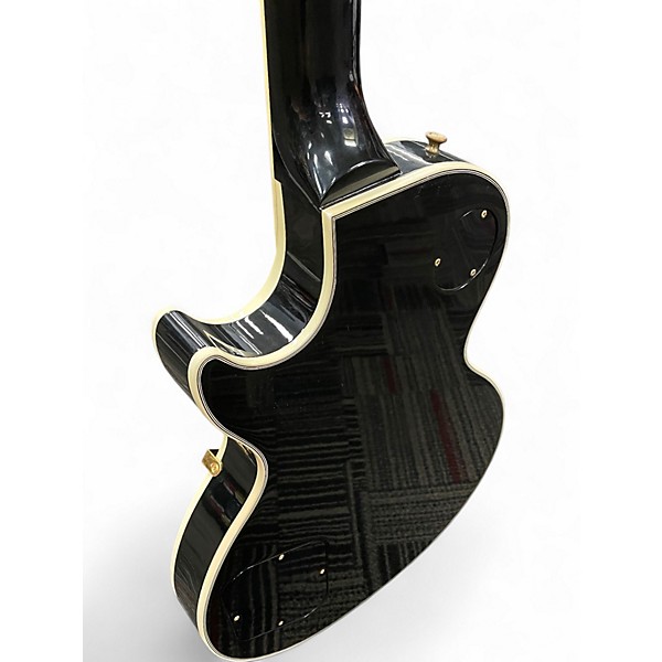 Vintage 1990 Gibson Les Paul Custom Black Solid Body Electric Guitar