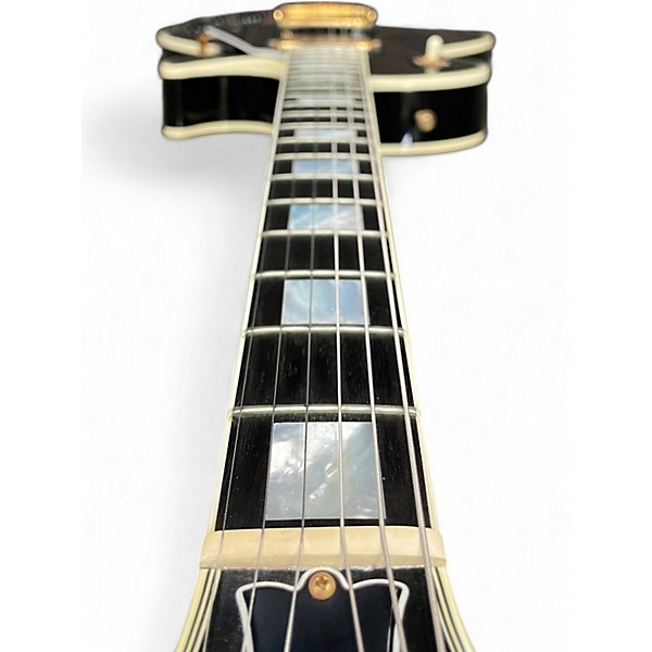 Vintage 1990 Gibson Les Paul Custom Black Solid Body Electric Guitar