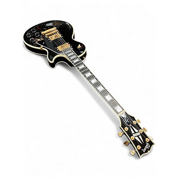 Vintage 1990 Gibson Les Paul Custom Black Solid Body Electric Guitar