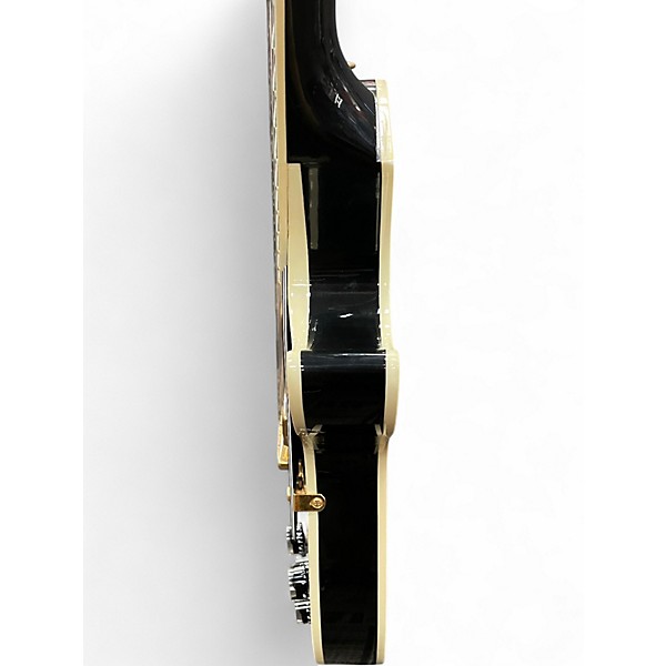 Vintage 1990 Gibson Les Paul Custom Black Solid Body Electric Guitar