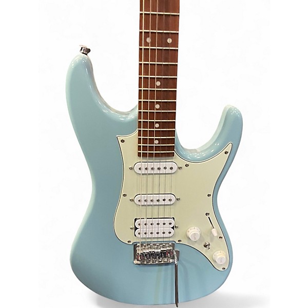 Used Ibanez AZES40 Blue Solid Body Electric Guitar
