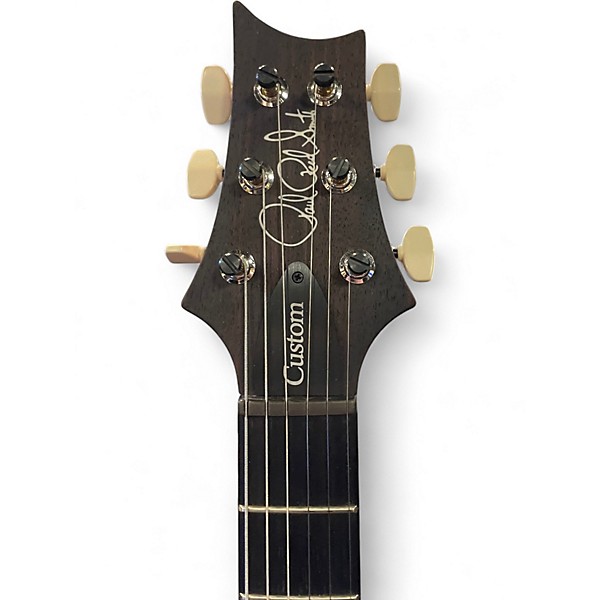 Used PRS Custom 24 Black Solid Body Electric Guitar