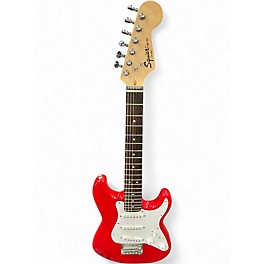 Used Squier Mini Affinity Stratocaster Candy Apple Red Electric Guitar
