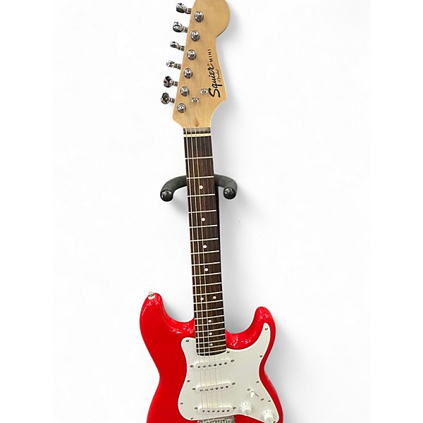 Used Squier Mini Affinity Stratocaster Candy Apple Red Electric Guitar