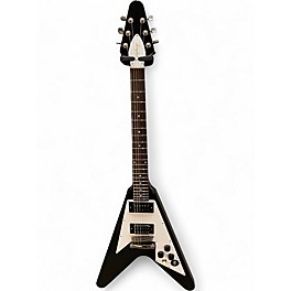 Used 2023 Epiphone Kirk Hammett 1979 Flying V Ebony Solid Body Electric Guitar