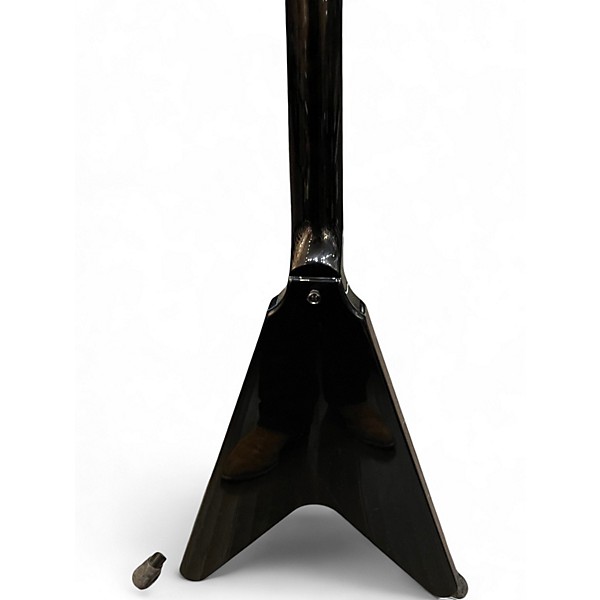 Used 2023 Epiphone Kirk Hammett 1979 Flying V Ebony Solid Body Electric Guitar