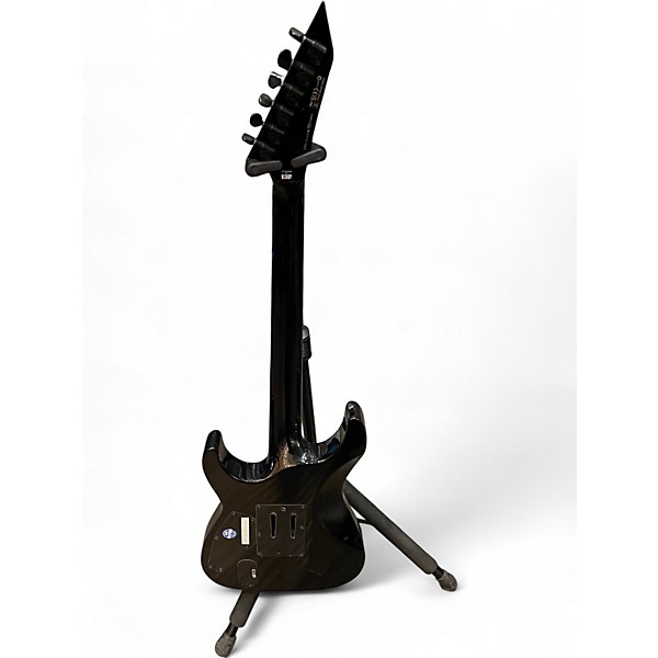 Used 2022 ESP LTD KH602 Kirk Hammett Signature Black Solid Body Electric Guitar