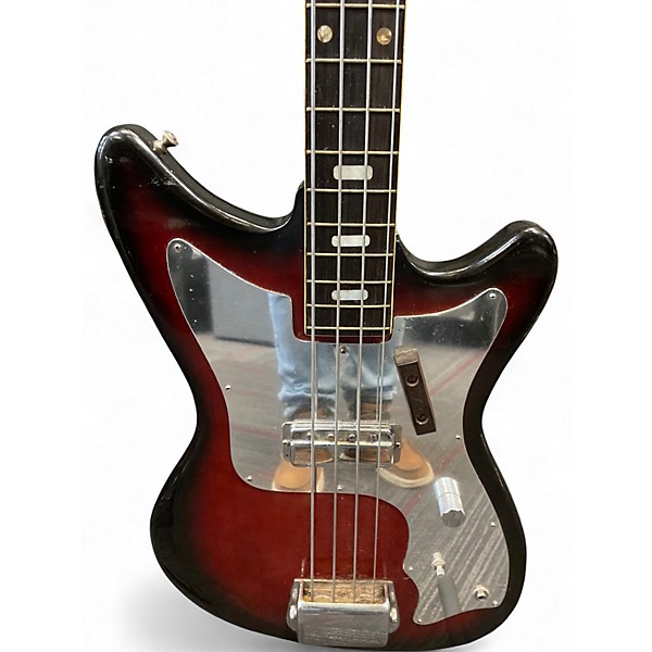 Used Teisco 4 STRING BASS 2 Color Sunburst Electric Bass Guitar