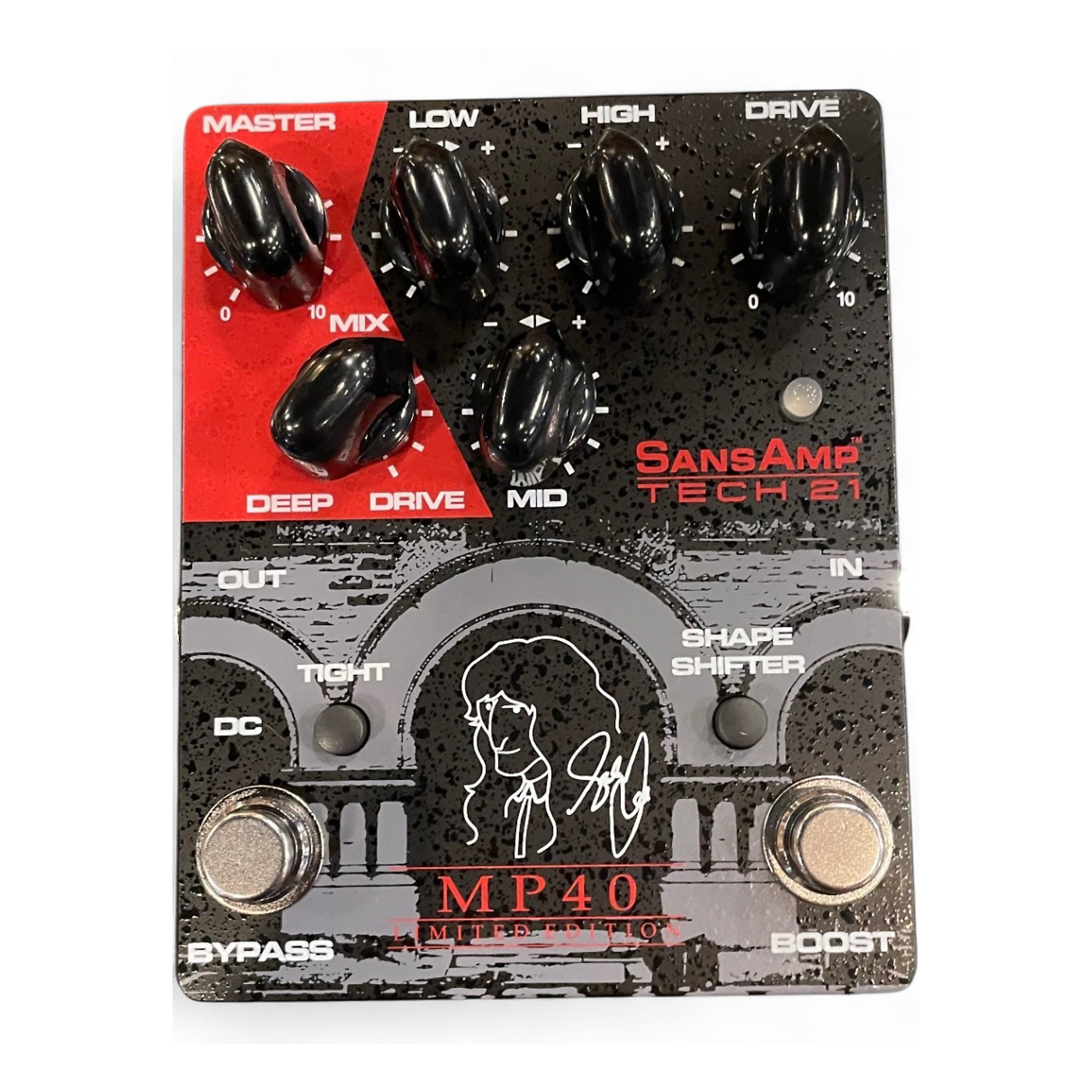 Used Tech 21 MP40 Limited Edition Geddy Lee Signature Bass Effect