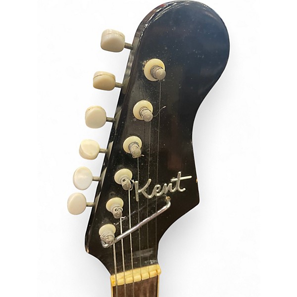 Used 1960s Kent Polaris 2 Tone Sunburst Solid Body Electric Guitar