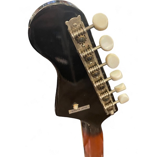 Used 1960s Kent Polaris 2 Tone Sunburst Solid Body Electric Guitar