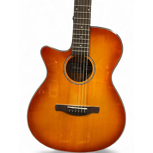 Used Ibanez aeg58l 2 Tone Sunburst Acoustic Electric Guitar