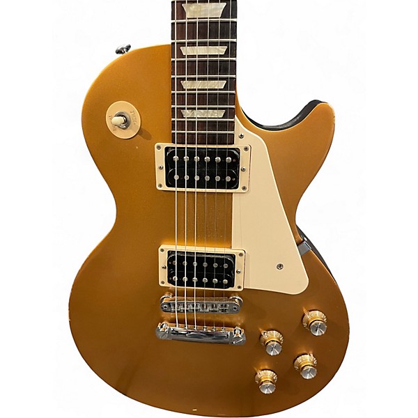 Used Gibson 50s Les Paul Tribute Gold Solid Body Electric Guitar
