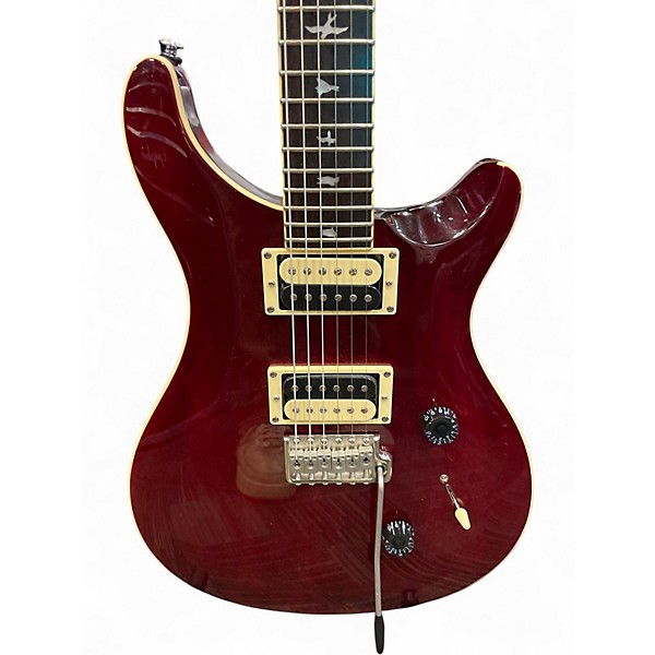 Used PRS SE Standard 24 Trans Red Solid Body Electric Guitar