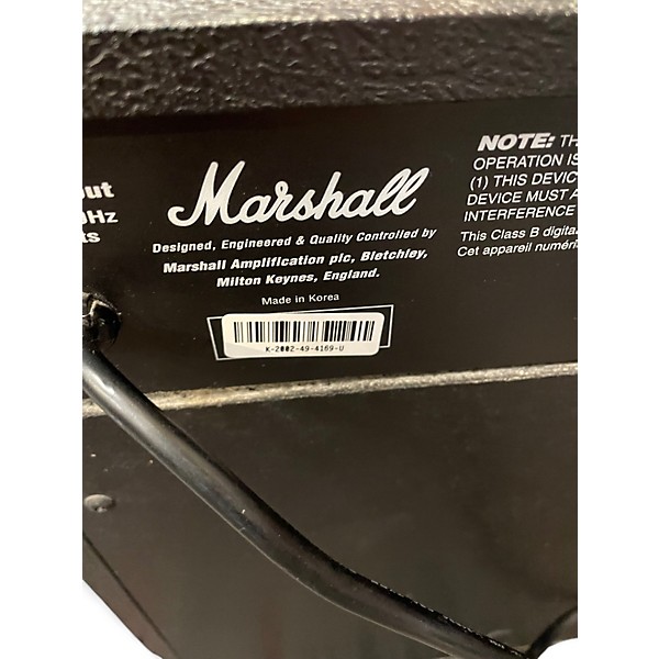 Used Marshall MG15DFX Guitar Combo Amp