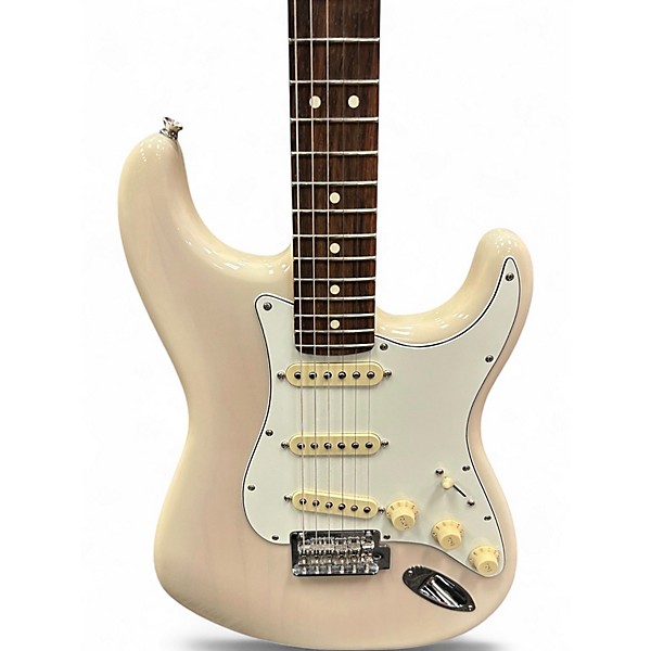 Used Fender player ii chambered stratocaster white blonde Solid Body Electric Guitar