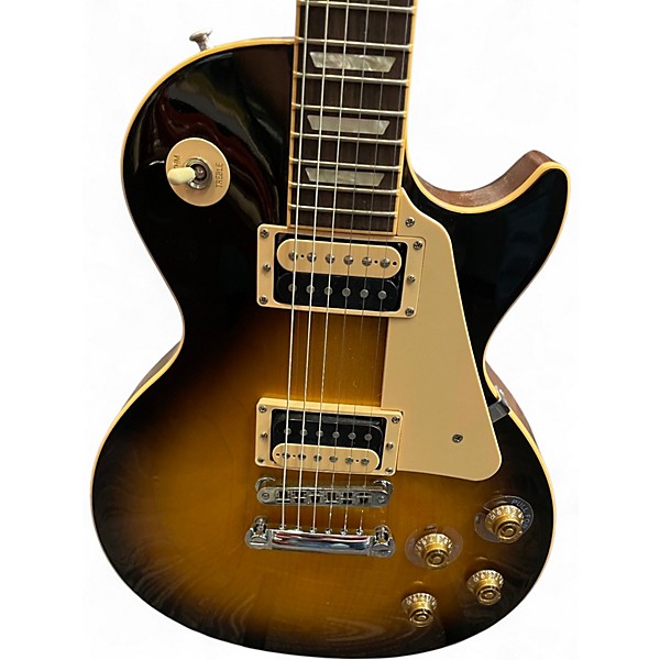 Used 2009 Gibson Les Paul Standard Traditional Vintage Sunburst Solid Body Electric Guitar