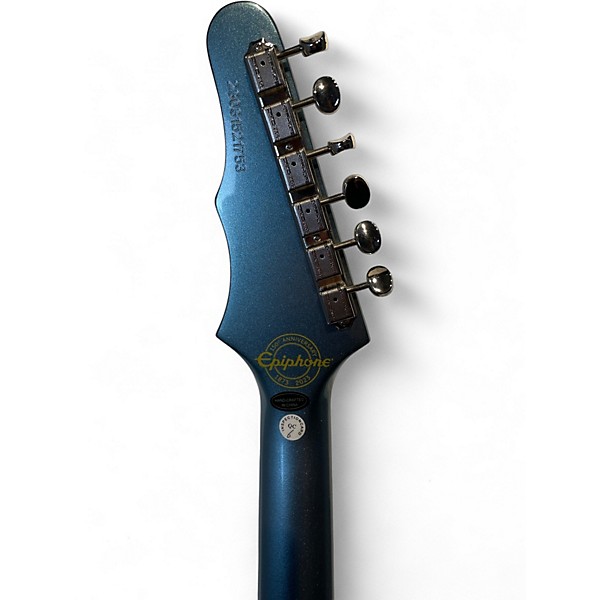 Used Epiphone 150th Anniversary Crestwood Blue Solid Body Electric Guitar