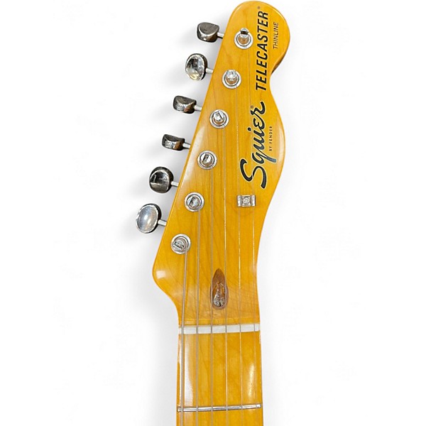 Used Squier Classic Vibe Telecaster Thinline Natural Hollow Body Electric Guitar