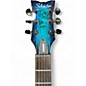 Used Schecter Guitar Research SOLO II STANDARD Blue Solid Body Electric Guitar