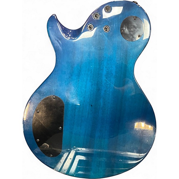 Used Schecter Guitar Research SOLO II STANDARD Blue Solid Body Electric Guitar