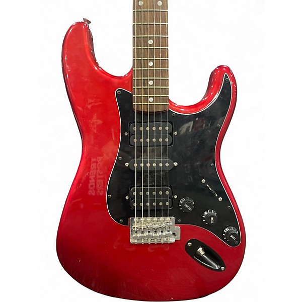 Used Squier Affinity Stratocaster Red Solid Body Electric Guitar